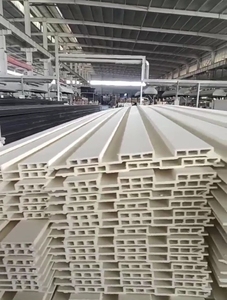 Màu bưởi vàng 195*12mm tấm sườn đôi trong nhà bảng tường WPC - Product Image 4