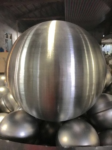 Bola decorativa de <span class=keywords><strong>Metal</strong></span> para decoración de jardín, balancín hueco de 36, 40 y 900mm, 1000mm, de acero inoxidable, medio redondo, de terracota Orb 36 - Product Image 5