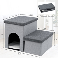 Lit pliable de luxe moderne et personnalisé pour petits animaux Mobilier d'intérieur pour chat et chien Cages pour animaux Maisons