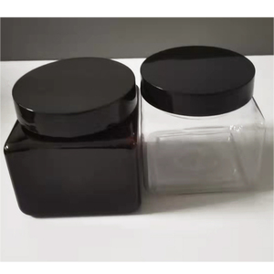 250ml 350ml 500ml <strong>square</strong> Cosmetic PET Jar <strong>Plastics</strong> Sugar Body Scrub <strong>Containers</strong> for Haircare Product Packaging - Product Image 5
