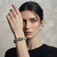 Bracelet bohème fait main en fil métallique tressé avec perles de tourmaline naturelle et perles en acier inoxydable pour femme, bijoux raffinés