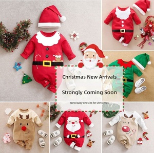 Combinaison de Noël pour bébé nouveau-né, style coréen, automne, transfrontalier, pour le Nouvel An, en coton, à manches longues, <span class=keywords><strong>tenue</strong></span> pull-over - Product Image 2