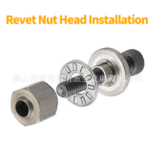 HIFESON <b>Rivet</b> <b>Nut</b> Gun Bits M3 M4 M5 M6 M8 M10 Hex Head Steel Zinc Plated For Electric Pneumatic Tools - Product Image 3