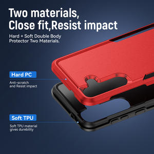 Nouvelle coque de téléphone hybride en TPU et PC à double couche, protection intégrale, robuste, pour Samsung S25 FE, coque de téléphone portable avec pare-chocs résistant - Product Image 6