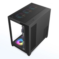 PC de jeu I3 12100 I5 12400 H610m 16G DDR4 M.2 RX580 avec accessoires RGB, ordinateurs de bureau préassemblés, vente en gros, construction de PC de bureau