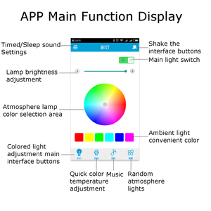 Moderne Kristall-Acryl Runde RGB Smart <span class=keywords><strong>LED</strong></span> Deckenleuchte für Wohnzimmer, mit Fernbedienung und App-Steuerung, Musikfunktion - Product Image 6