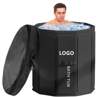 Baignoires Spa Extérieures Modernes en PVC Écologique avec Thermostat Personnalisable, Autoportantes, pour Adultes et Bébés, 10 Jets, Utilisation Intérieure et Extérieure