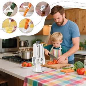 Kitchen Gadget Set <b>Vegetable</b> Peeler with Storage <b>Stand</b> Includes Bottle Opener Peeler Grater Whisk and Sifter for Home Kitchen - Product Image 2