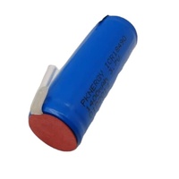 Batterie lithium-ion rechargeable Pknergy 18490 3,7 V 1400 mAh pour outils à couple élevé de micromoteur, certifiée CE, 500 cycles