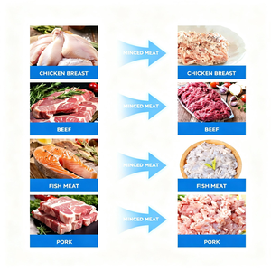 Picadora de Carne Eléctrica Comercial para Restaurante, para Carne de Res/Cerdo/<span class=keywords><strong>Pollo</strong></span>, 200 kg/h, Máquina de Rellenar de Acero Inoxidable, Molinillo de Carne - Product Image 6