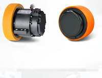 Moteur servo-intégré Kinco ISML avec entraînement direct |   Système tout-en-un (moteur + encodeur + roue) pour AGV/robots de service, conception compacte