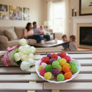 Caramelos <span class=keywords><strong>de</strong></span> Goma con Sabor a Frutas, Crujientes y Coloridos, en Bolsa, <span class=keywords><strong>de</strong></span> Fabricantes Chinos OEM - Product Image 5