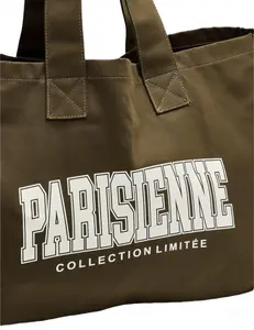 Hot Sale Custom Bags Women Handbags Ladies With Custom Printing Logo Canvas Shopping Tote Bags