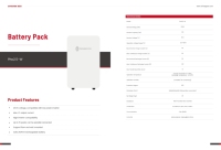 Système de Stockage d'Énergie Domestique Modulaire 2,5 kWh 25,6 V LFP 100 Ah avec Prise en Charge Parallèle de 15 Batteries Solaires - Chisage