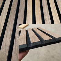 Panneaux muraux en bois KASARO, décoration intérieure, panneaux acoustiques pour plafond, panneaux acoustiques légers Akupanel, lattes en bois avec éclairage