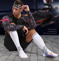 Chaussettes de course de haute qualité pour hommes et femmes Compression élastique Football chaussettes longues unisexe haut Tube Sport chaussettes de Compression
