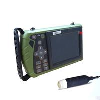 Sistema de Diagnóstico Médico Veterinario Portátil con Pantalla Táctil de 5.6 Pulgadas, Sonda Mecánica de 3.5MHz, Metal, CE