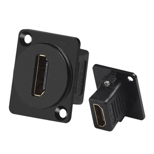 Preço de fábrica Seto D tipo Hdtv acessórios multimídia conector de montagem do painel para placa de metal soquete Hdtv - Product Image 1