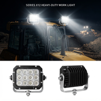 Luz de Trabajo LED de 120W 50G Resistente a Impactos de 5.5 Pulgadas 9-32V DC IP69 a Prueba de Agua Compatible con Liebherr L506 L509