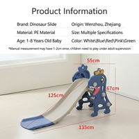 Toboggan portable pour enfants facile à installer, toboggan et balançoire pliables pour bébés, utilisation intérieure et extérieure, équipement de terrain de jeu pour enfants