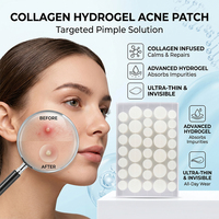 Patchs Hydrocolloïdes Anti-Acné Prêts à l'Expédition – Autocollants Invisibles pour Imperfections, Absorbants et Soin de l'Acné