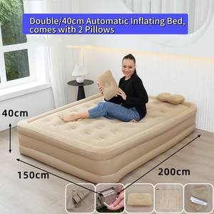 Vente en gros de matelas Queen Size pliable bon marché pour personne seule portable <span class=keywords><strong>camping</strong></span> en plein air matelas gonflable pour pique-nique <span class=keywords><strong>lit</strong></span> - Product Image 5