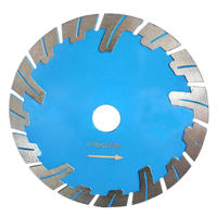 Lame de scie diamantée turbo de 6 pouces certifiée ISO9001 JDK Industrial OEM, pressée à chaud, avec trous de refroidissement pour granit, pierre, béton, brique