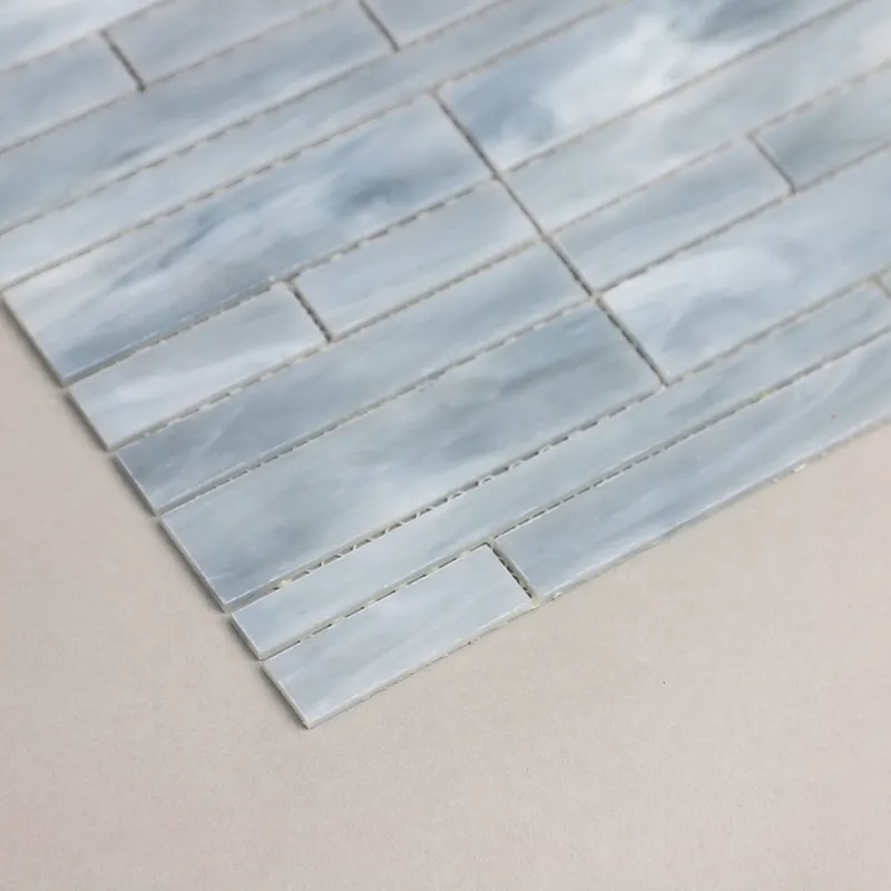 Distributor Price Bathroom Shower Wall Kitchen Backsplash Glazed Ceramic Strip Kitkat Finger Tiles Mosaic