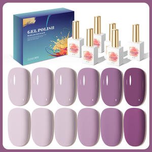 AILANUO OEM Logo personnalisé professionnel vernis à ongles gel SET BOX couleur Salon 6 couleurs UV gel vernis à ongles marque privée échantillon gratuit - Product Image 1
