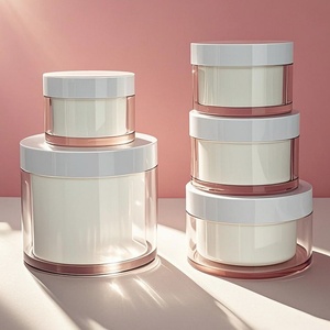 Tarros de PET para Crema Facial, Exfoliante y Manteca Corporal de 20g, 30g, 50g, 100g, Envase Cosmético de Plástico Duro de Pared Gruesa con Tapa - Product Image 1