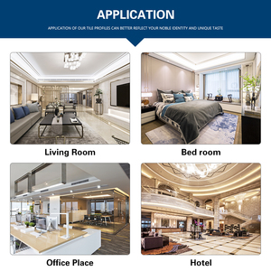 Nhà Cung Cấp Trung Quốc Flat Laminate <span class=keywords><strong>Flooring</strong></span> Ngưỡng Chuyển Tiếp Dải Kim Loại Tile Trim - Product Image 5