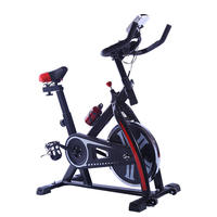 Vélo d'appartement d'intérieur, vélo de spinning, vélo d'exercice, perte de poids, volant d'inertie de 6 kg, résistance à la friction, vélos de spinning commerciaux pour la maison