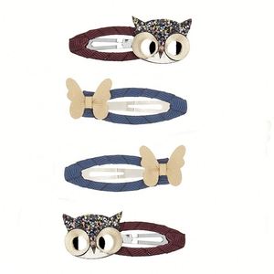 Nouveau Style en gros mode enfants pinces à cheveux paillettes dessin animé pour filles école et fête usage quotidien 6 pièces/ensemble - Product Image 3