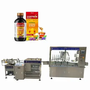 Hot sale Manufacturing Plant syrup syrups capping equipment type oral liquid filling machine