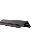 Conception personnalisée Matériaux de construction de bâtiments Profil d'angle en L toutes formes en plastique PVC