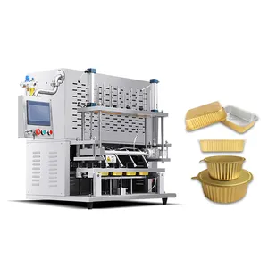 Induction Vertical PLC Control Sealer Aluminum Foil Lid Box Tray Bowl Cup Heat Sealing Machine Automatic