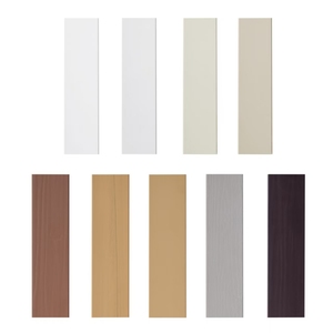 Échantillon gratuit de tapis de bambou stores en PVC rideau électrique 2 pouces Faux bois stores occultants volets design moderne fabriqué au Vietnam - Product Image 3