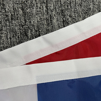 Drapeaux Pays 90x150cm Drapeau Pays-Bas Hollande Holanda National Blanc Bleu Croix Rouge Drapeau pour Événement Sportif Football Étanche