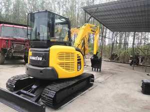 Excavateur sur chenilles Komatsu 55 d'occasion Excavateur Komatsu Min 55 6 tonnes sur chenilles japonaises à vendre en Chine à bas prix - Product Image 6