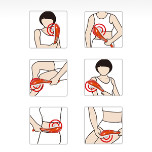 LICHANG, venta al por mayor, Delfín, potente vibrador infrarrojo, palo de masaje, vibrador corporal, masajeador de mano con función de calefacción - Product Image 6