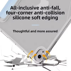 เคสใส iPad คุณภาพสูง พร้อมช่องใส่ปากกา iPad A16 สำหรับ iPad รุ่นที่ 7 8 9 10 11 Air 4 5 6 7 Pro - Product Image 4