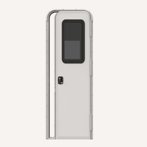 Puerta de Entrada para <span class=keywords><strong>Caravana</strong></span> de Aleación de Aluminio de 26" x 72", Estilo Americano para Autocaravanas, Remolques y Repuestos de RV - Product Image 1
