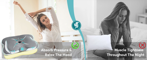 Patented Ergonomic <b>Contoured</b> Butterfly Memory Foam <b>Pillow</b> - Product Image 6