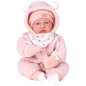 EPT - Juego de Muñecas de Bebé de Algodón Suave de 16 Pulgadas con 12 Sonidos IC - Muñeca Reborn Realista para Niños y Niñas, Regalo de Cumpleaños - Product Image 1