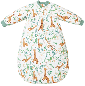 Winter Warm Baby Cotton <b>Sleeping</b> <b>Bag</b> Detachable Sleeve <b>Wearable</b> Blanket - Product Image 2