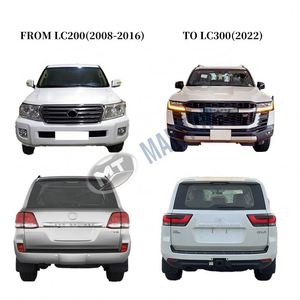 Kit de carrosserie extérieur de conversion d'accessoires automobiles Maictop pour <span class=keywords><strong>Land</strong></span> <span class=keywords><strong>Cruiser</strong></span> Lc200 2016, kit de carrosserie, mise à niveau de lifting vers Lc300 2022 - Product Image 2