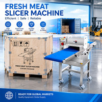 Machine à découper la viande électrique industrielle réglable automatiquement, équipement de découpe de viande pour restaurants et usines de transformation alimentaire