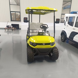 Carrito de Golf Eléctrico Personalizado Multicolor Amarillo Limón para 4 Pasajeros - Product Image 6