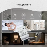 Module intelligent Tuya ZigBee 3.0 haute puissance Wi-Fi AC 85-265V, interrupteur de contact sec momentané, télécommande vocale, minuterie, éclairage, maison américaine