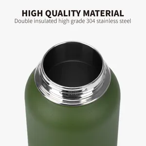 2023 गर्म बिक्री 32 Oz पानी की बोतल अछूता स्टेनलेस स्टील BPA मुक्त थर्मल पानी की बोतल